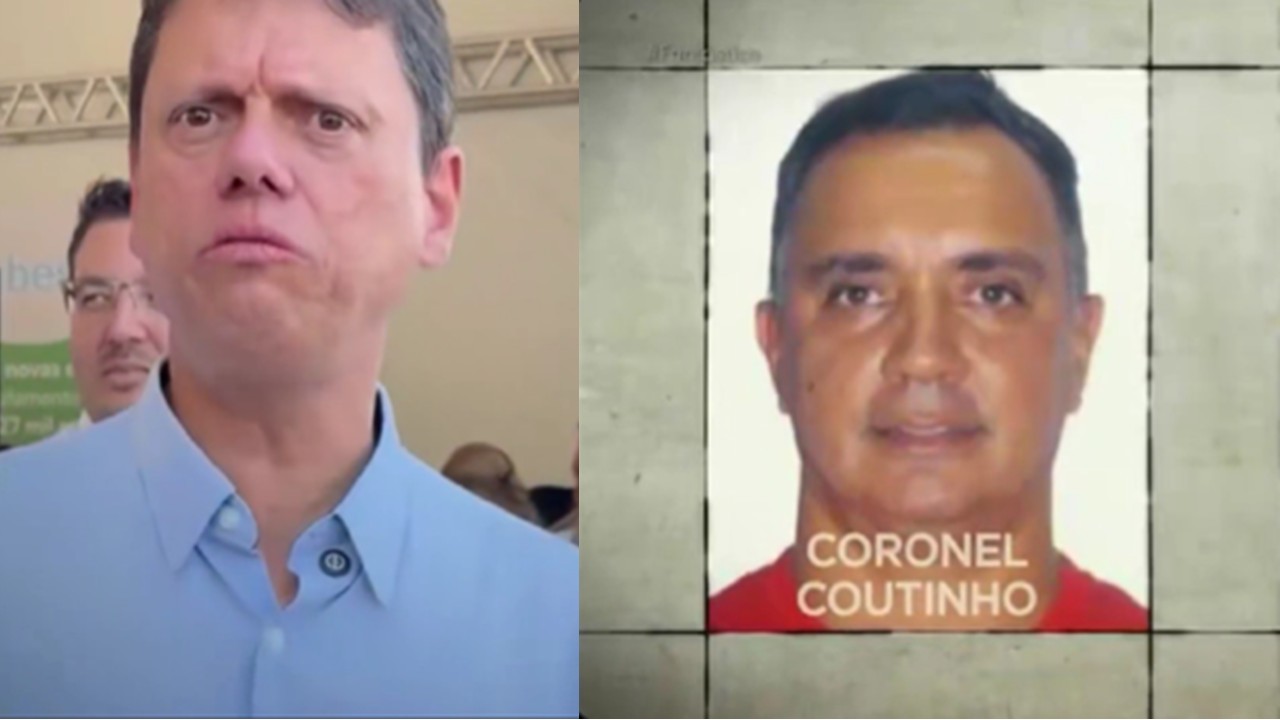 O que o governador Tarcísio acha do coronel Coutinho, apontado em investigação sobre policiais e o PCC?