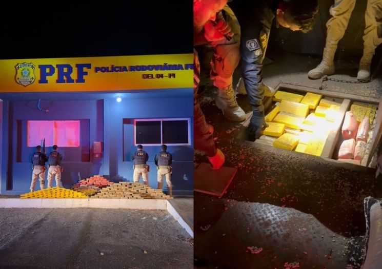 Carreta com 273 kg de drogas é apreendida na BR-407 em Picos