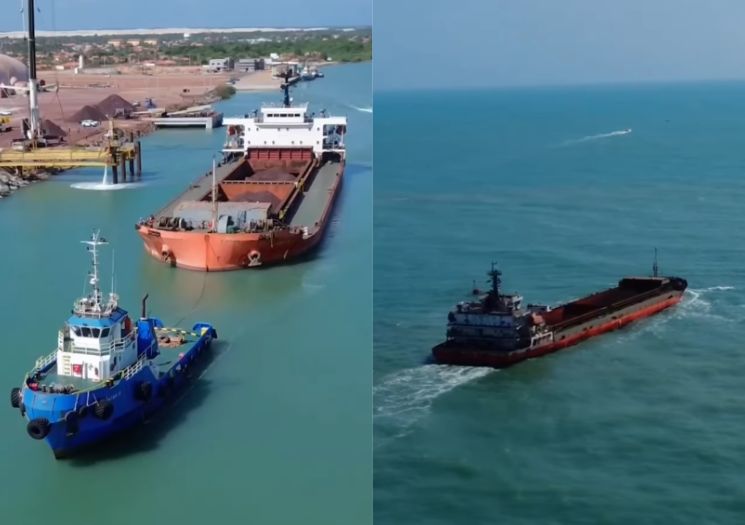 Porto Piauí inicia exportação de minério para a Ásia