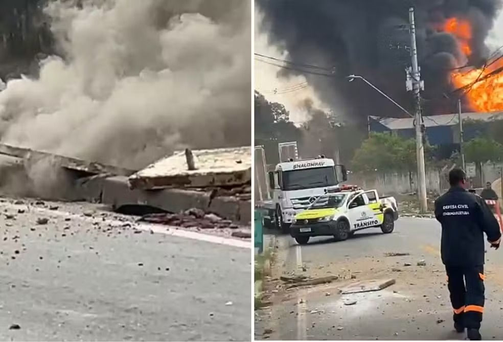 Por que os bueiros explodiram durante incêndio em indústria química em SP