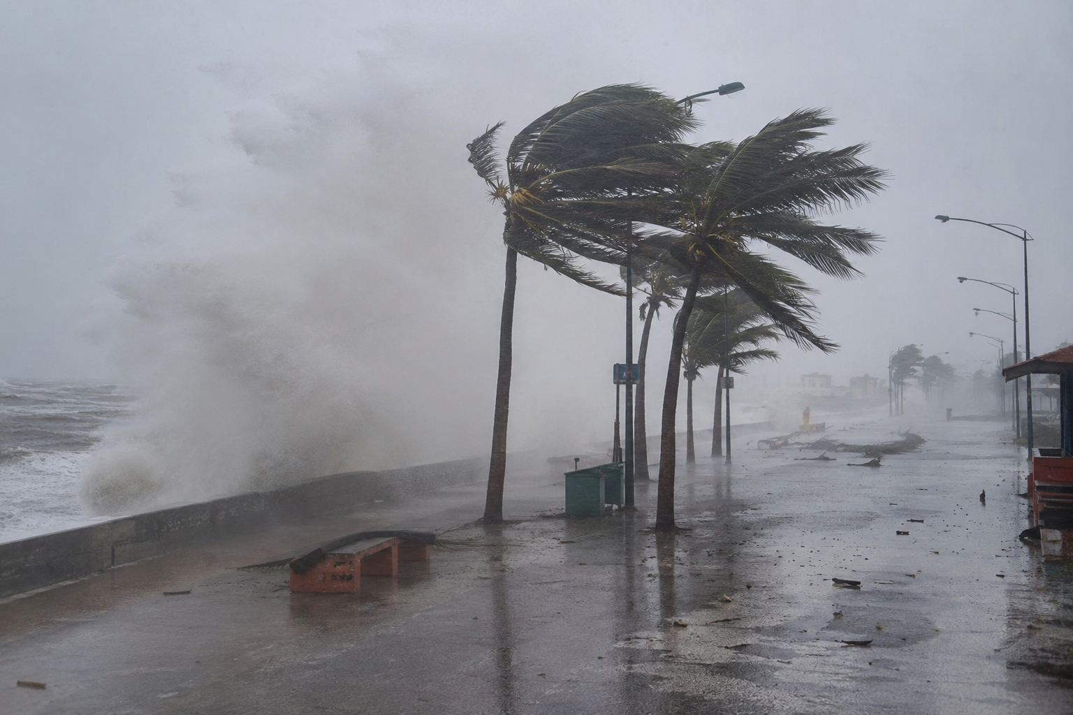 Ciclone extratropical ameaça Sul com ventos de 110 km/h