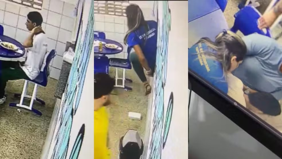 Secretária pula janela da cantina e salva estudante engasgado em escola de Teresina