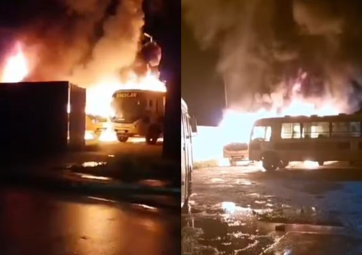 Aumentam os ataques criminosos em Rondônia; 20 ônibus foram incendiados