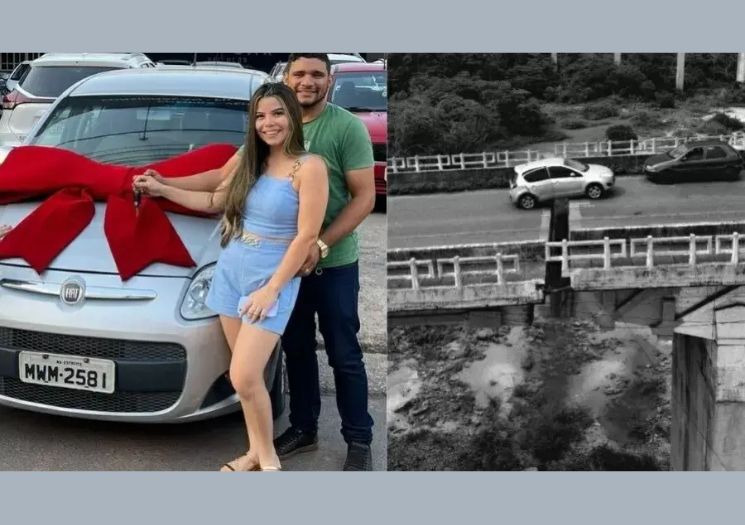 Carro está há 1 mês em ponte que desabou em TO