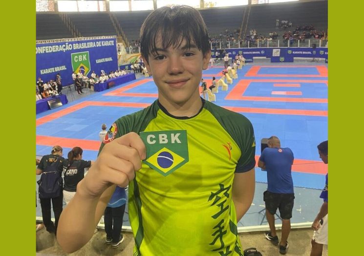 Piauiense garante vaga na Seleção Brasileira de Karatê
