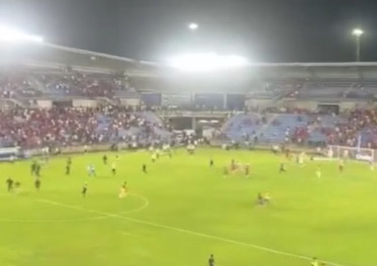 VÍDEO: Torcida invade o campo e técnico é agredido