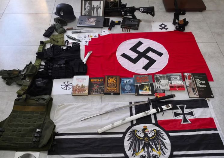 Com arsenal e culto a Hitler, brasileiro planejava ataque em massa