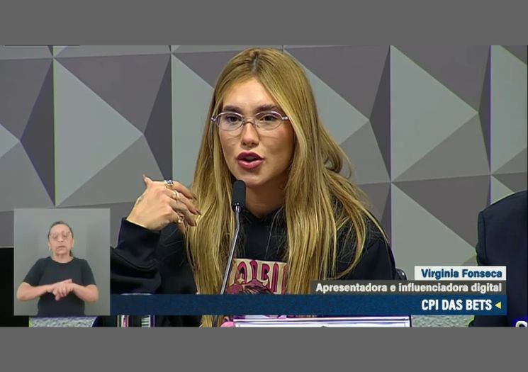 Influenciadora Virginia Fonseca depõe à CPI das Bets