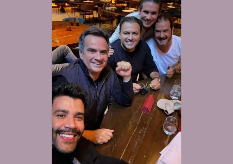 Ciro Nogueira e Hugo Motta se reúnem com aliados bolsonaristas nos EUA