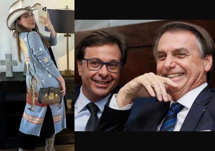 Mulher de Eduardo ostenta bolsa de R$ 42 mil enquanto Gilson pede doações para Bolsonaro