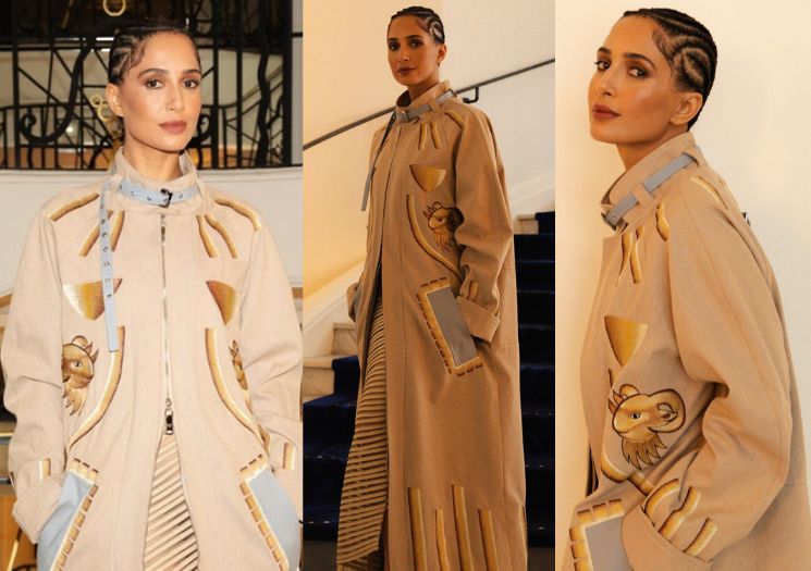 Camila Pitanga leva a Cannes moda bordada por artesãs do NE