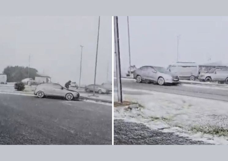 VÍDEO: Nevasca e frio de -1ºC fazem ponto turístico de SC ser interditado