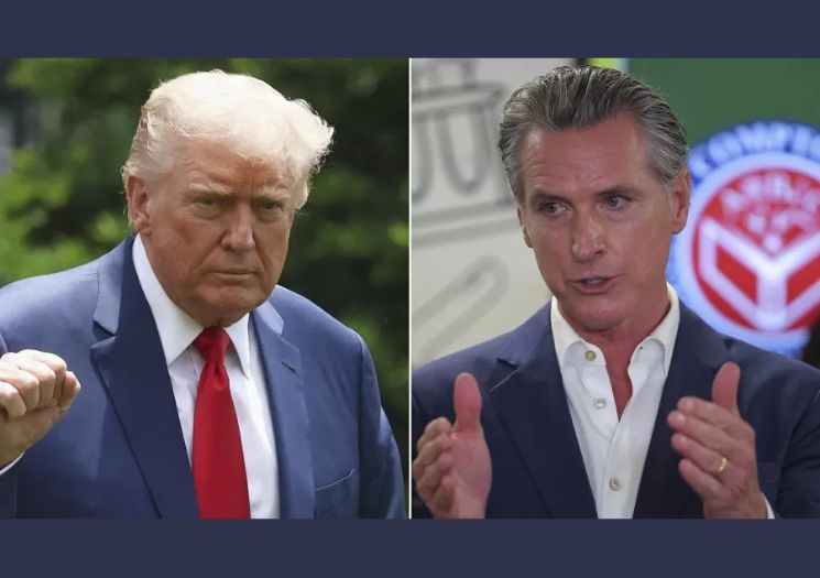 Trump ameaça prender governador da California