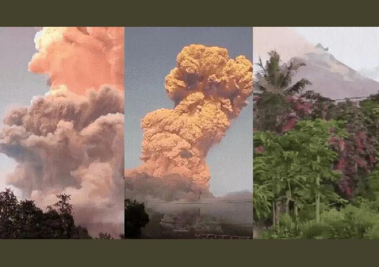 Vulcão entra em erupção na Indonésia e autoridades elevam nível de alerta