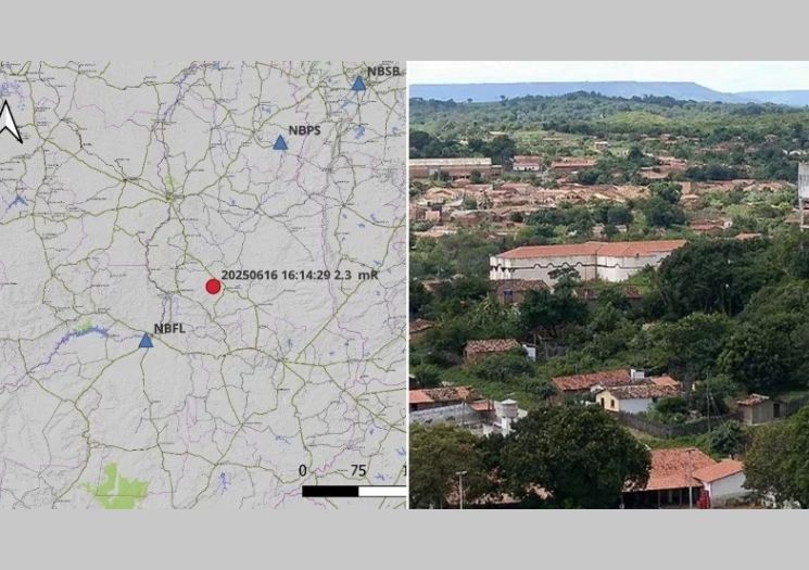 Tremor de terra de magnitude 2.3 é registrado em Elesbão Veloso no Piauí