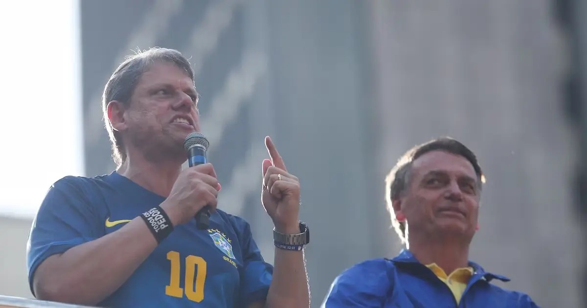 Discurso de Tarcísio na Paulista irrita bolsonaristas