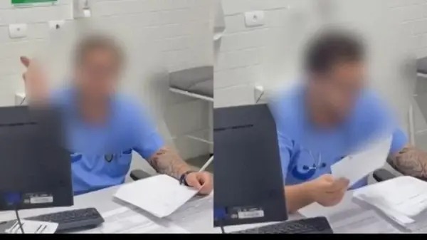 VÍDEO: Médico é flagrando bebendo vodca em hospital público de SP