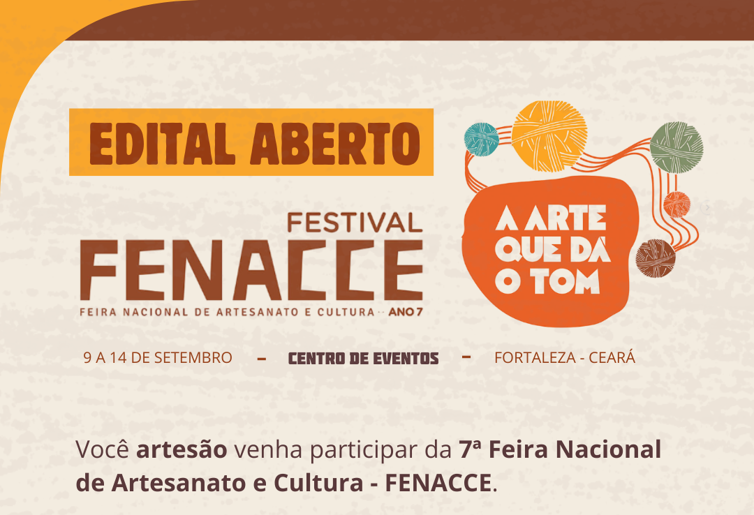 Sudarpi abre inscrições para 7ª Feira Nacional de Artesanato e Cultura do Ceará