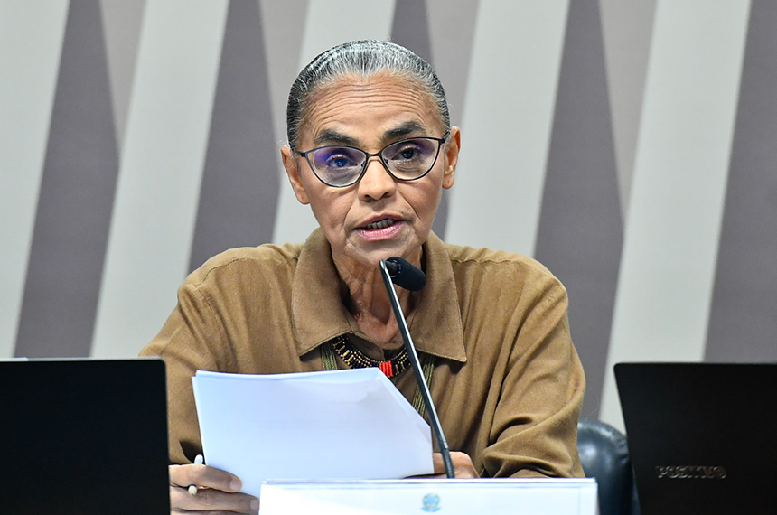 Cancelada audiência pública da CMA com ministra Marina Silva