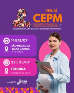 Sempi e Conselho Estadual de Defesa dos Direitos das Mulheres lançam calendário das Conferências Municipais e Territoriais