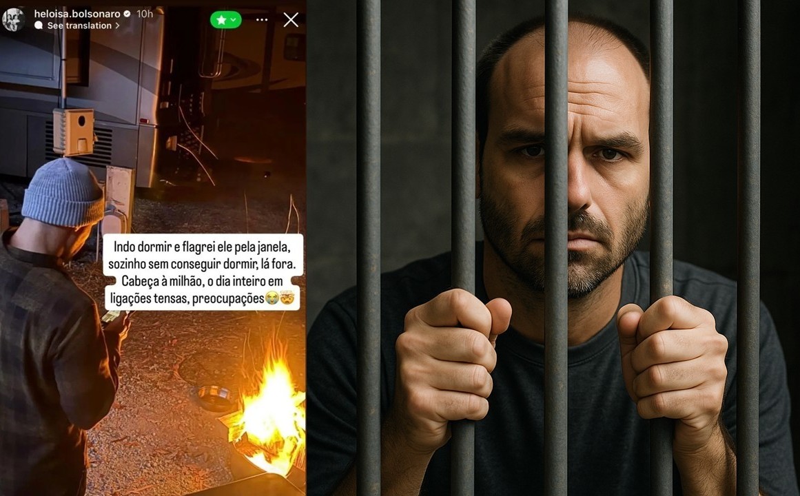 "Cabeça à (sic) milhão..." e "chantagem institucional", assim é a vida de Eduardo Bolsonaro