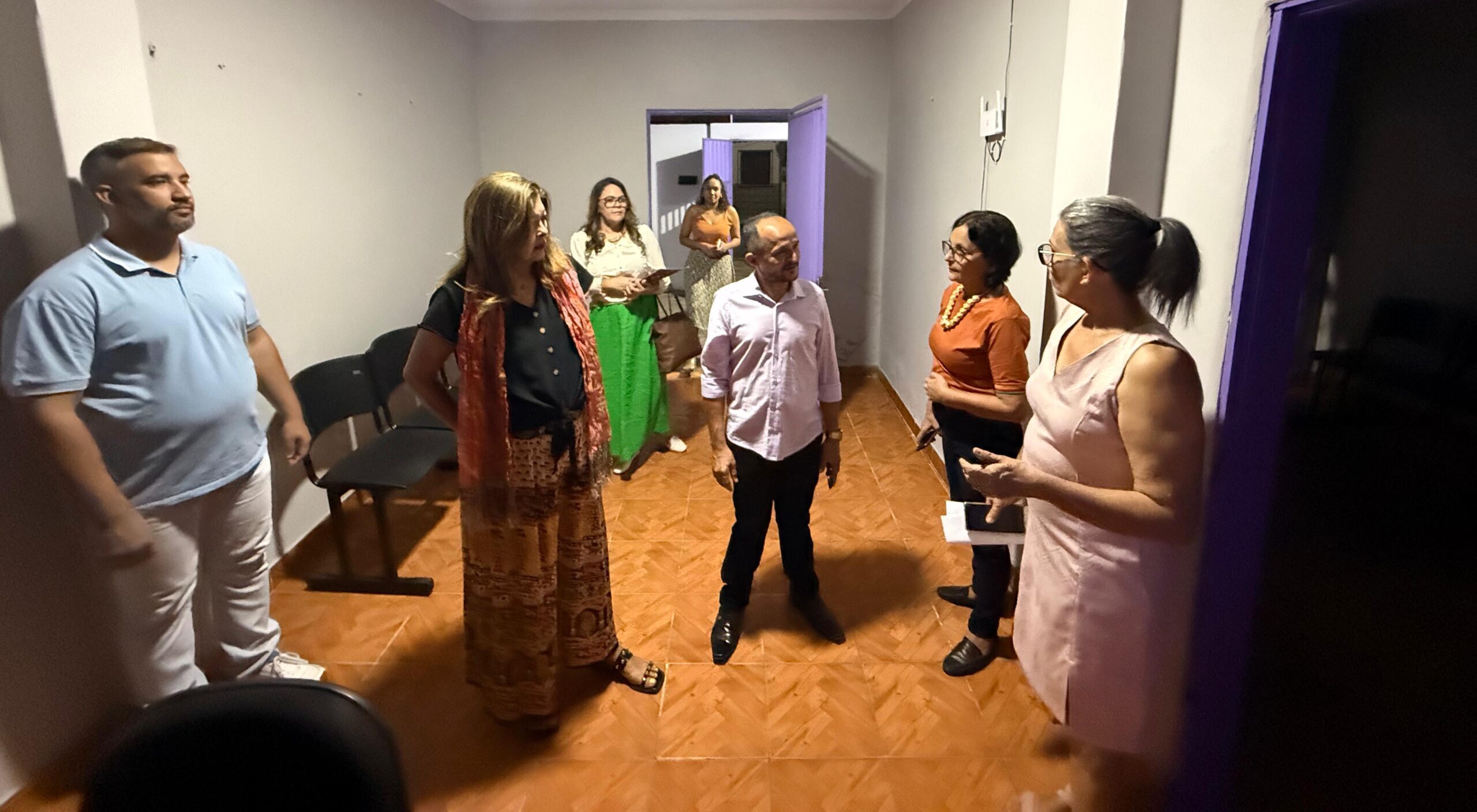 Secretária Zenaide Lustosa visita sede da Secretaria Municipal de Políticas para as Mulheres em São Miguel da Baixa Grande
