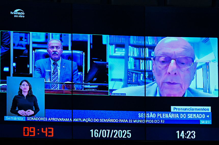 Esperidião Amin critica denúncia da PGR contra Bolsonaro