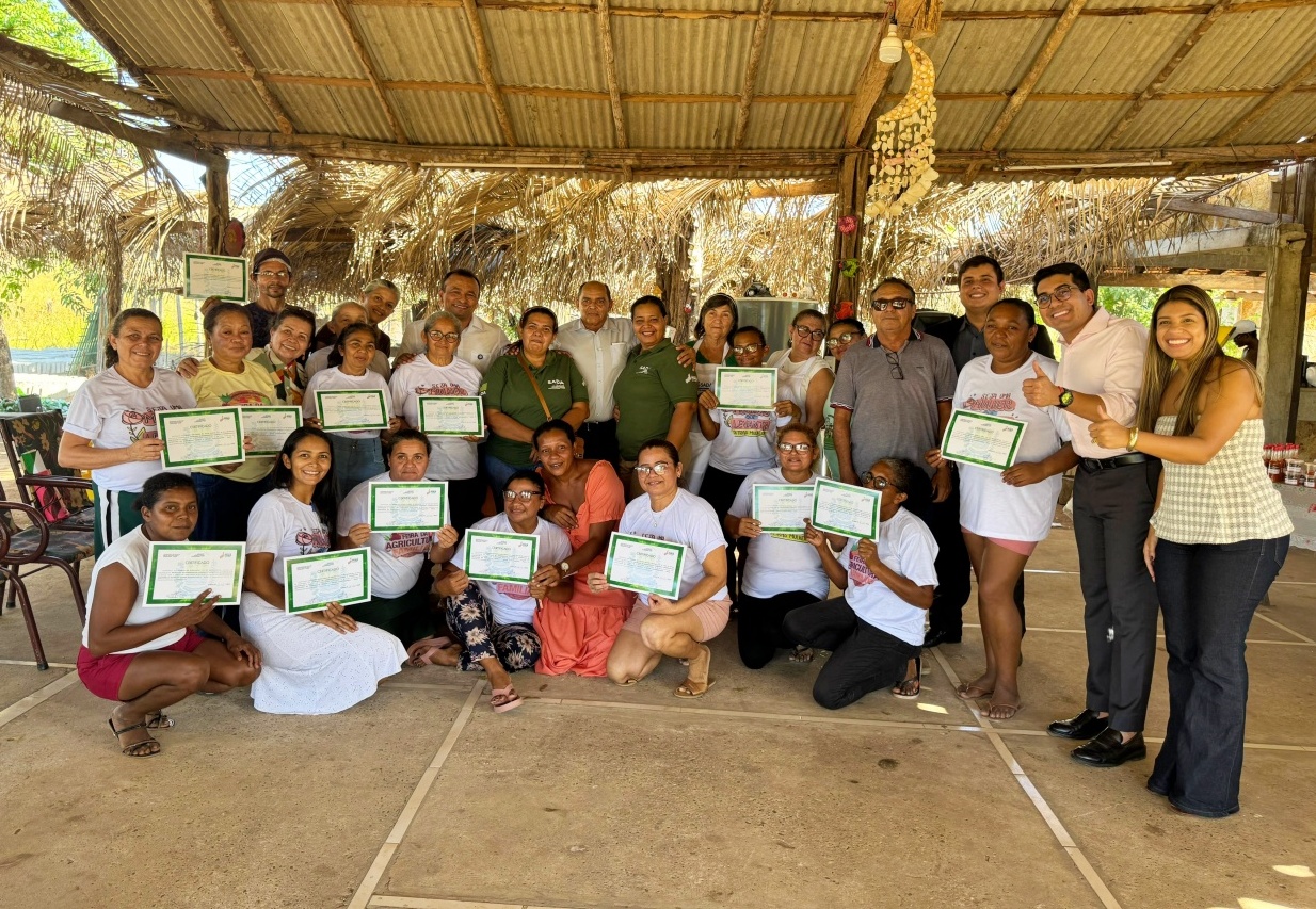 Sada conclui curso de produção de condimentos e conservas para agricultores da zona rural de Teresina