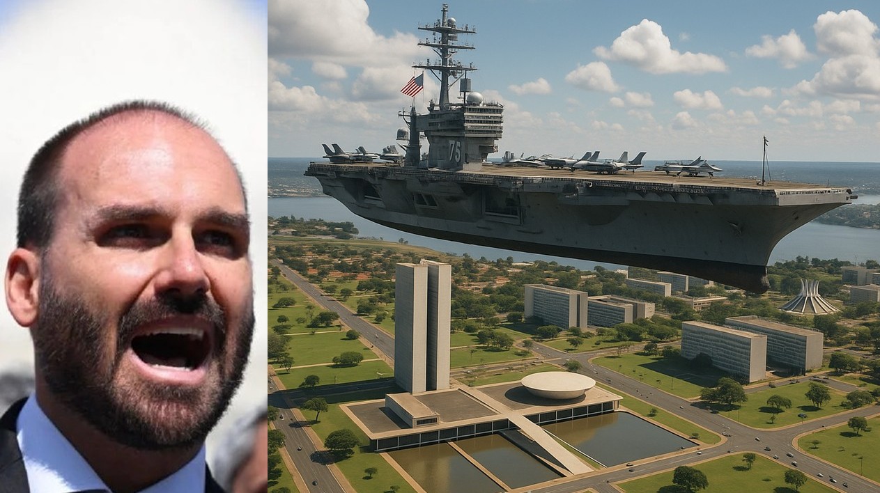 Eduardo Bolsonaro cruza a linha: convoca os EUA a atacar o Brasil