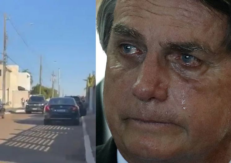 VÍDEO: o momento em que a PF chega à casa de Bolsonaro
