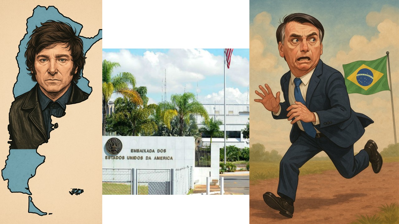 O temor do STF: fuga via Argentina de Milei ou em embaixada Americana