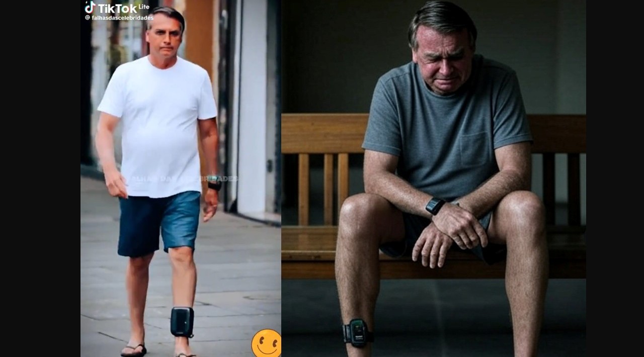 O que disse Bolsonaro após PF instalar tornozeleira eletrônica