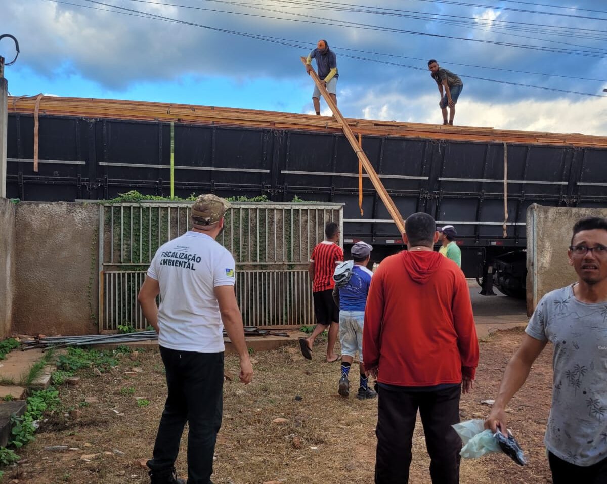 Polícia Rodoviária Federal e Semarh apreendem dois caminhões com madeira ilegal no litoral do Piauí