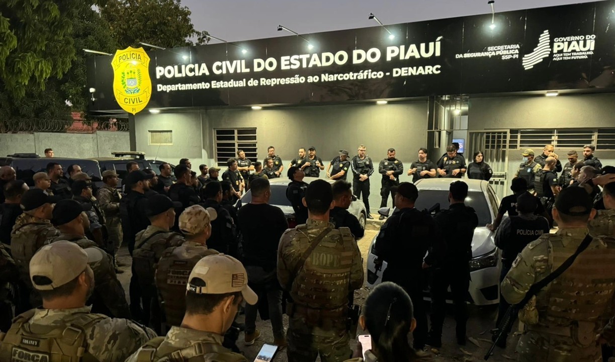 Polícia deflagra operação 'Boca Fechada' contra o tráfico em Teresina