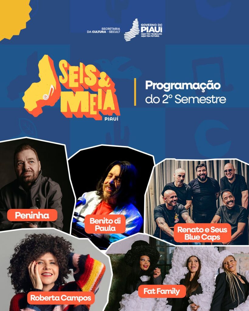 Seis e Meia Piauí inicia segundo semestre com nova identidade visual e programação itinerante