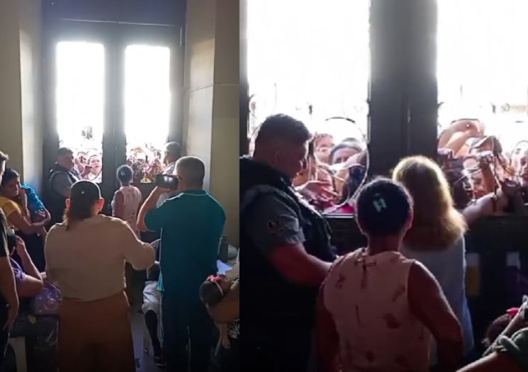 Populares protestam em frente à Prefeitura de Teresina após divulgação da lista do Minha Casa, Minha