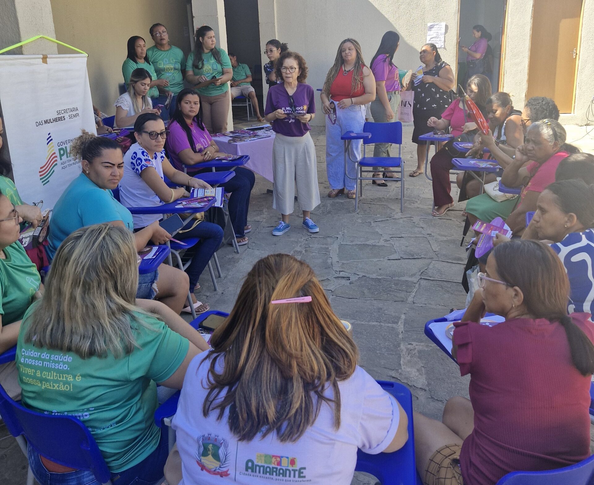 Sempi participa do VivAmar em Amarante com ações de combate à violência contra a mulher