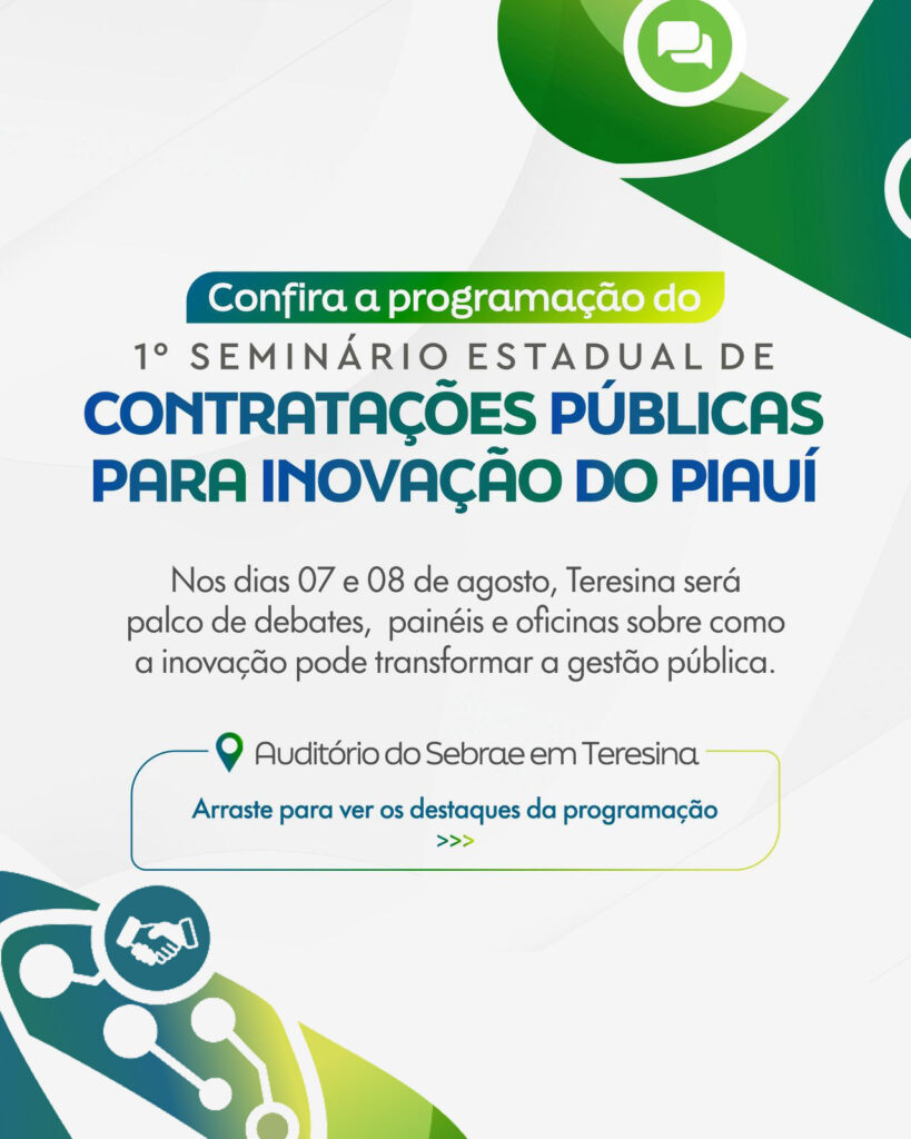 Piauí recebe especialistas nacionais para discutir inovação nas compras públicas