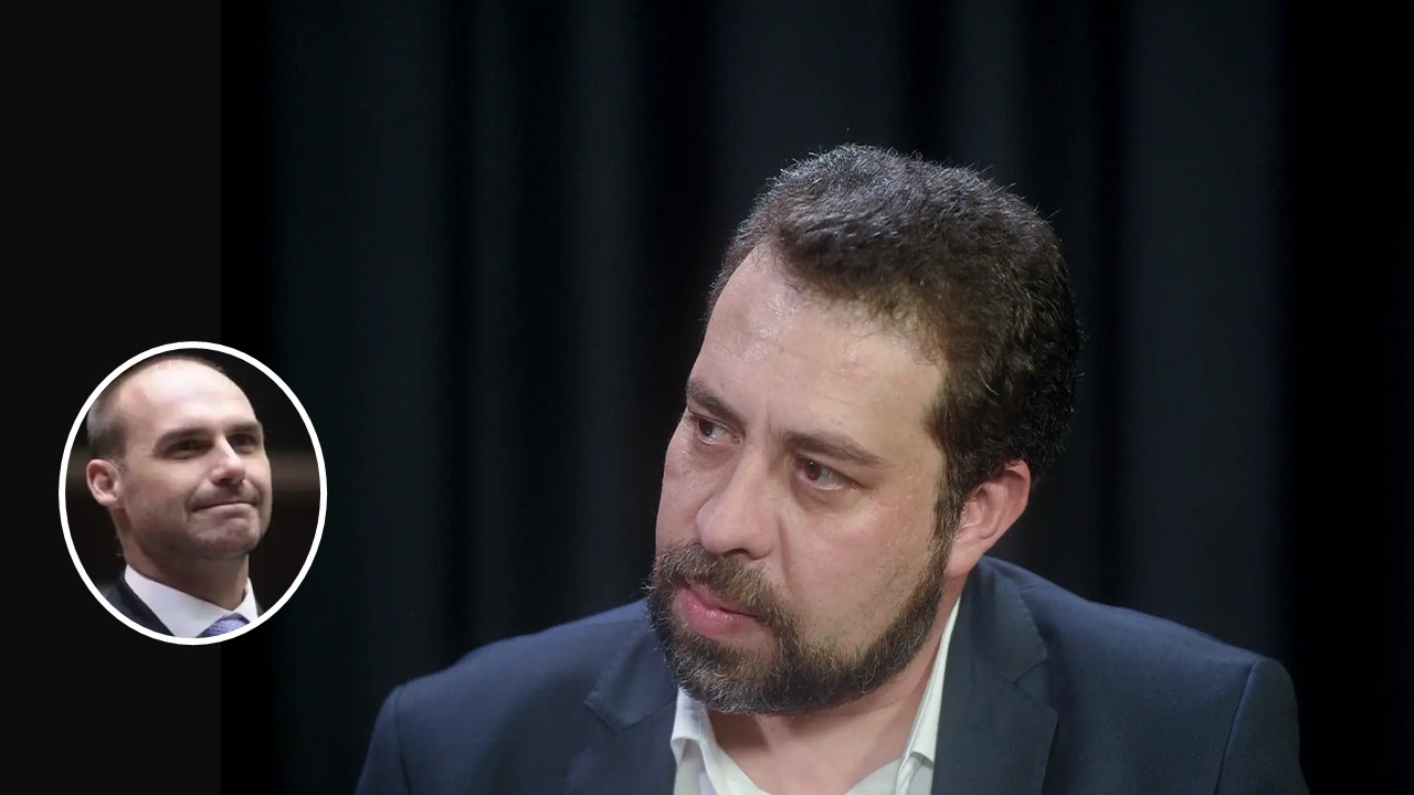 Eduardo Bolsonaro é servidor da Políca Federal. Boulos pediu sua exoneração