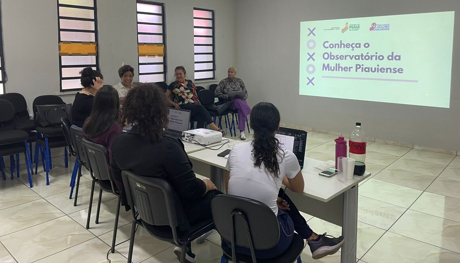 Observatório da Mulher Piauiense recebe visita de especialista para aprimorar estratégias de coleta e análise de dados