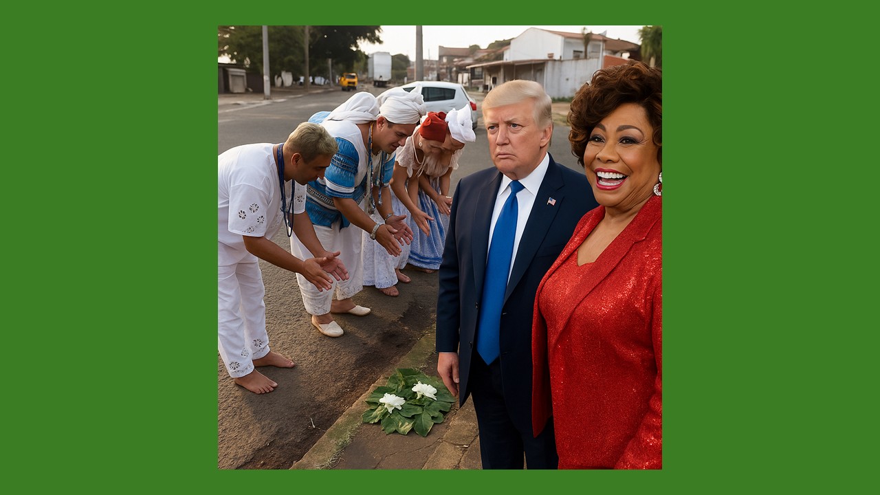 "Eu vou fazer uma macumba para ele", diz Acione, mandando recado a Donald Trump