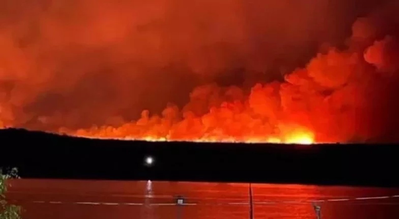 Grande incêndio atinge comunidades em Pavussu, no Sul do Piauí