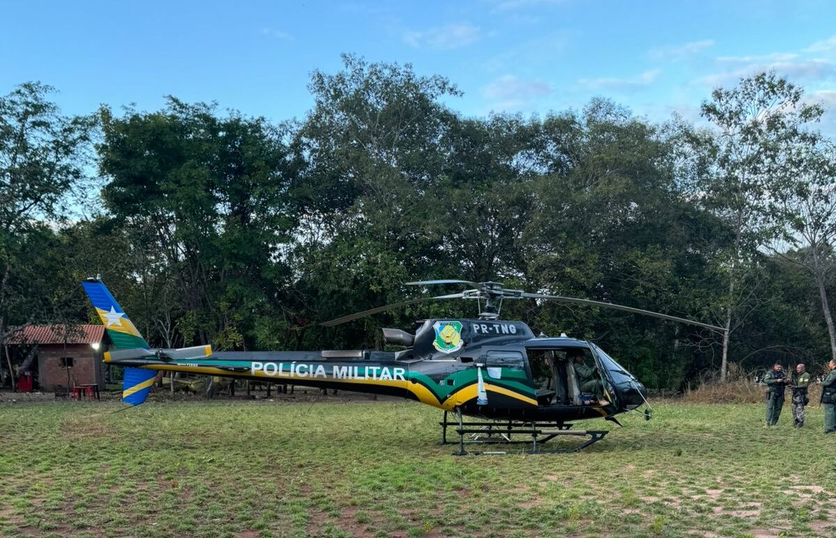 Governo do Estado envia helicóptero para o combate ao incêndio em Pavussu, no sul do estado