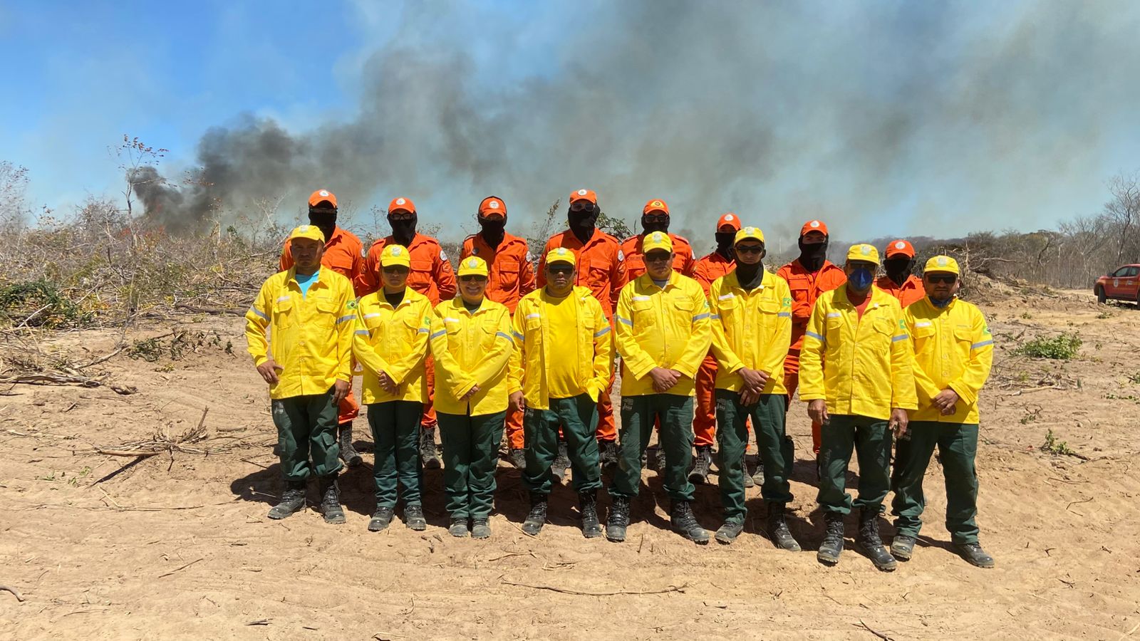 Incêndio em Pavussu está controlado e deve ser extinto até quinta-feira (7)