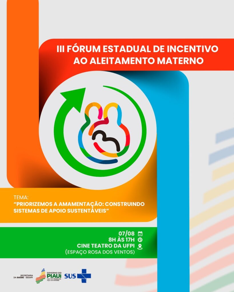 Sesapi realiza III Fórum Estadual de Aleitamento Materno nesta quinta-feira (07)