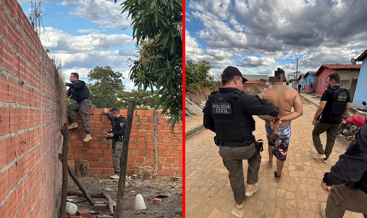 Polícia combate o tráfico de drogas em Regeneração e Jardim do Mulato