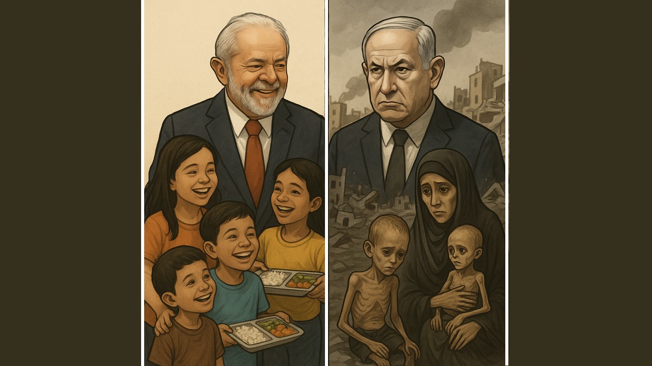 Lula e Netanyahu: o contraste entre um estadista e um criminoso
