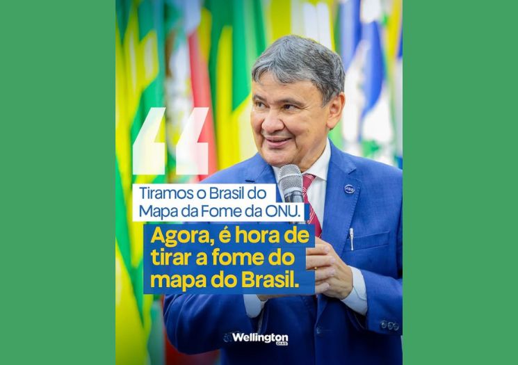 É hora de eliminar de vez a fome no Brasil, diz Wellington Dias