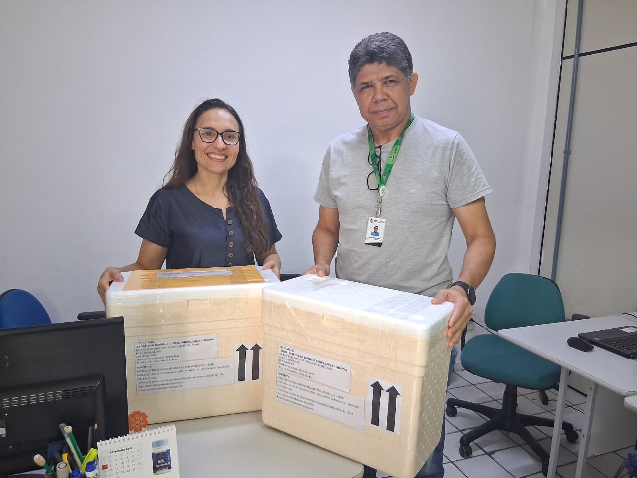 Adapi encaminha novo lote de amostras de soro bovino para análise de brucelose