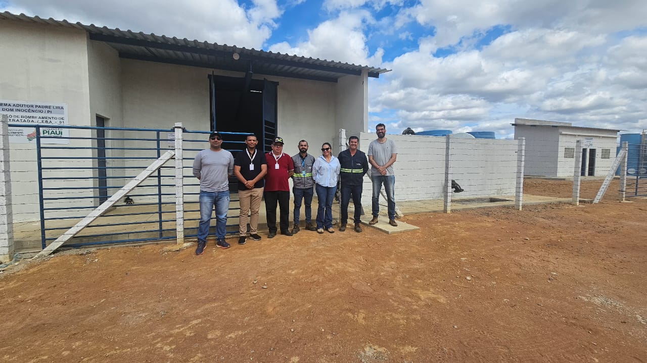 Adutora Padre Lira: Idepi realiza vistoria técnica para entrega da obra